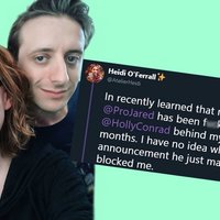 Heidi O'Ferrall Follow @AtelierHe1di In recently learned that my husband @ProJared has been fbking @HollyConrad behind my back for months. I have no idea what announcement he just made because he blocked me. 