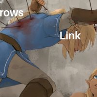 Link Protecting Zelda