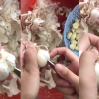 Garlic Peel Life Hack