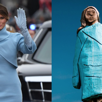 Wooden Melania Trump Wooden Melania Trump
