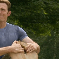 Steve Rogers Pulling a Stump Apart Steve Rogers Pulling a Stump Apart