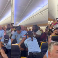 Ryanair Passenger Chokehold