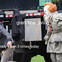 Bill Hader Running From Pennywise