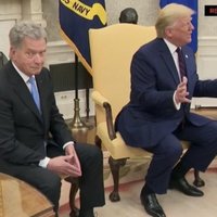 Finnish President Next to Trump