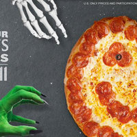 Papa John's Jack-O'-Lantern Pizza Papa John's Jack-O'-Lantern Pizza