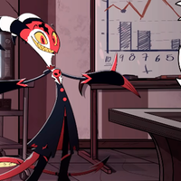 Helluva Boss Screenshot from cartoon Helluva Boss character Blitzo helluva boss memes.