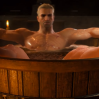 Geralt in a Bathtub