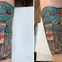 Baby Yoda Tattoo Baby Yoda Tattoo