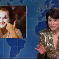 White Male Rage Melissa Villaseñor SNL Saturday Night Live skit Oscars Twitter hashtag started Joker Irishmen what is #whitemalerage
