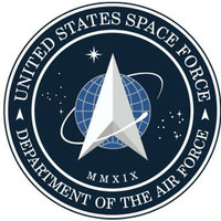 Examples from the hashtag I got kicked out of space force, which includes jokes about the Space Force, a branch of military championed by President Donald Trump.

Space Force logo. 

star trek, military, air force, 