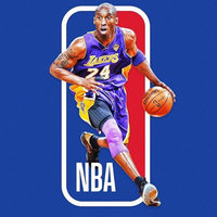 Kobe Bryant NBA Logo Petition mock NBA logo with a blue background that features late NBA player Kobe Bryant playing basketball in a purple Los Angeles lakers jersey
Article about the online campaign to make the mock logo featuring Kobe Bryant the official logo of the NBA.