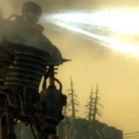 Communist Detected on American Soil Liberty prime marching in Fallout 4. The subtitle communists detected on american soil.