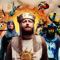 Monty Python And The Holy Grail Monty Python And The Holy Grail | King Arthur and the Knights of the Round Table gathered around other characters from the 1975 British comedy movie