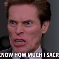 You Know How Much I Sacrificed willem defoe in spider-man