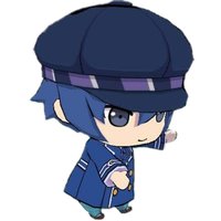 Chibi anime character Naoto Shirogane
