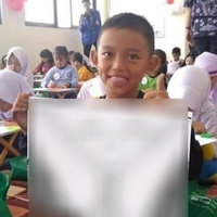 Kid Drawing Ambiguous Mountain Landscape Hoax