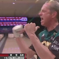 Viral video of bowler Pete Weber hitting a strike and exclaiming "who do you think you are I am!"