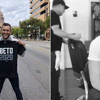 The Twink of Death Photograph of the twink of death aka Danny Wein, an democratic political activist, holding up a beto o'rourke 2020 presidenital campaign shirt on the left and a pete buttigieg shirt on the right. 
The article explains the person's existance in memedom.