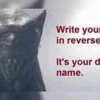 Write Your Name In Reverse! It’s Your Demon Name social media game and meme
