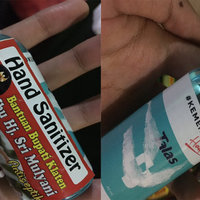 Indonesia Klaten Regent Put Sticker On Indonesia Ministry of Social Hand Sanitizer Charity