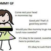 Mommy GF / Mommy Milky meme.