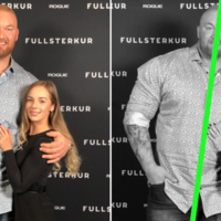 Viral Twitter thread mocked for arguing men leaning towards women in pictures emasculates them / green line meme.