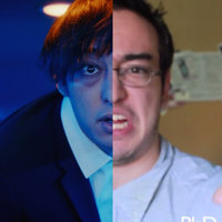 Joji Is Over Joji and Filthy Frank side-by-side half face combination