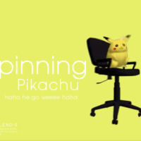 Spinning Chair Pikachu video of pikachu spinning used in numerous contexts