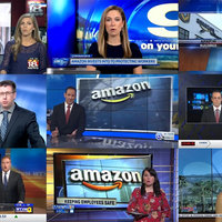 Amazon Local News Script screenshot from four local news broadcasters reading the amazon script