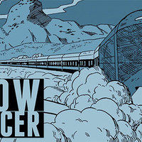 SNOW PIERCER illustration of a train going through snow