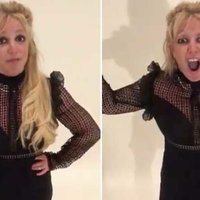 Britney Spears' LGBTQ+ Pride Month Video two screenshots of britney spears