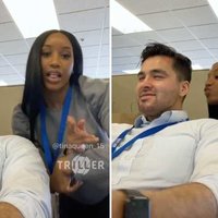 Work Bae TikTok Videos two screenshots of work bae