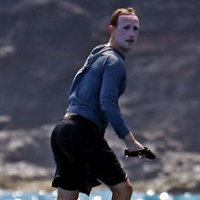 White Sunscreen Face Mark Zuckerberg Mark Zuckerberg surfing in a long sleeved shirt and too much sunscreen on his face