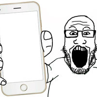 Soyjak Shows His Phone Soyjak Shows His Phone