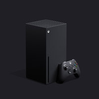 The Xbox Series X console and controller.