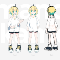 Pikamee Pikamee VTuber avatar and character design by GYARI.