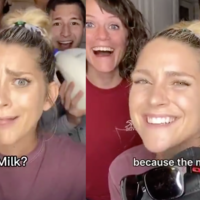 viral cringeworthy tiktok about ceral milk debate
