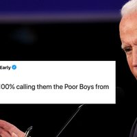 Poor Boys biden proud boys gaffe