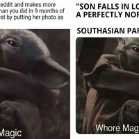 Whore Magic angry baby yoda whore magic reddit reaction