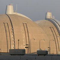 Nuclear powerplant building that resembles "big naturals" from the meme.