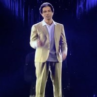 Kanye West's Robert Kardashian Hologram robert kardashian hologram gotten as a birthday present for kim kardashian by kanye west