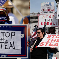Stop the Steal Stop the Steal supporters and protesters at rallies around the United States.