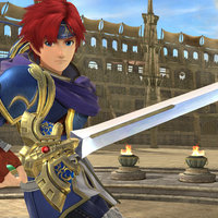 Fire Emblem character Roy in Super Smash Bros Melee 