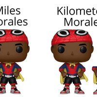 Kilometers Morales / Miles Morales Name Puns example image / meme