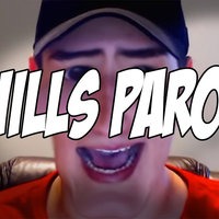 Chills / Top15's Imitation Parodies Text CHILLS PARODY over picture of a guy in a baseball hat