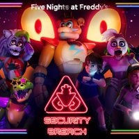 Five Nights at Freddy's security breach main cast and promo artwork for the video game.