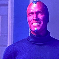 vision with turtleneck on 