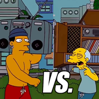 Simpsons Boombox (New vs Old)