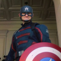 captain america in the show falcoln and winter soldier 