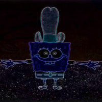Vocoded To "Gangsta's Paradise" meme example with a photoshopped version of Spongebob wearing a cowboy hat.
